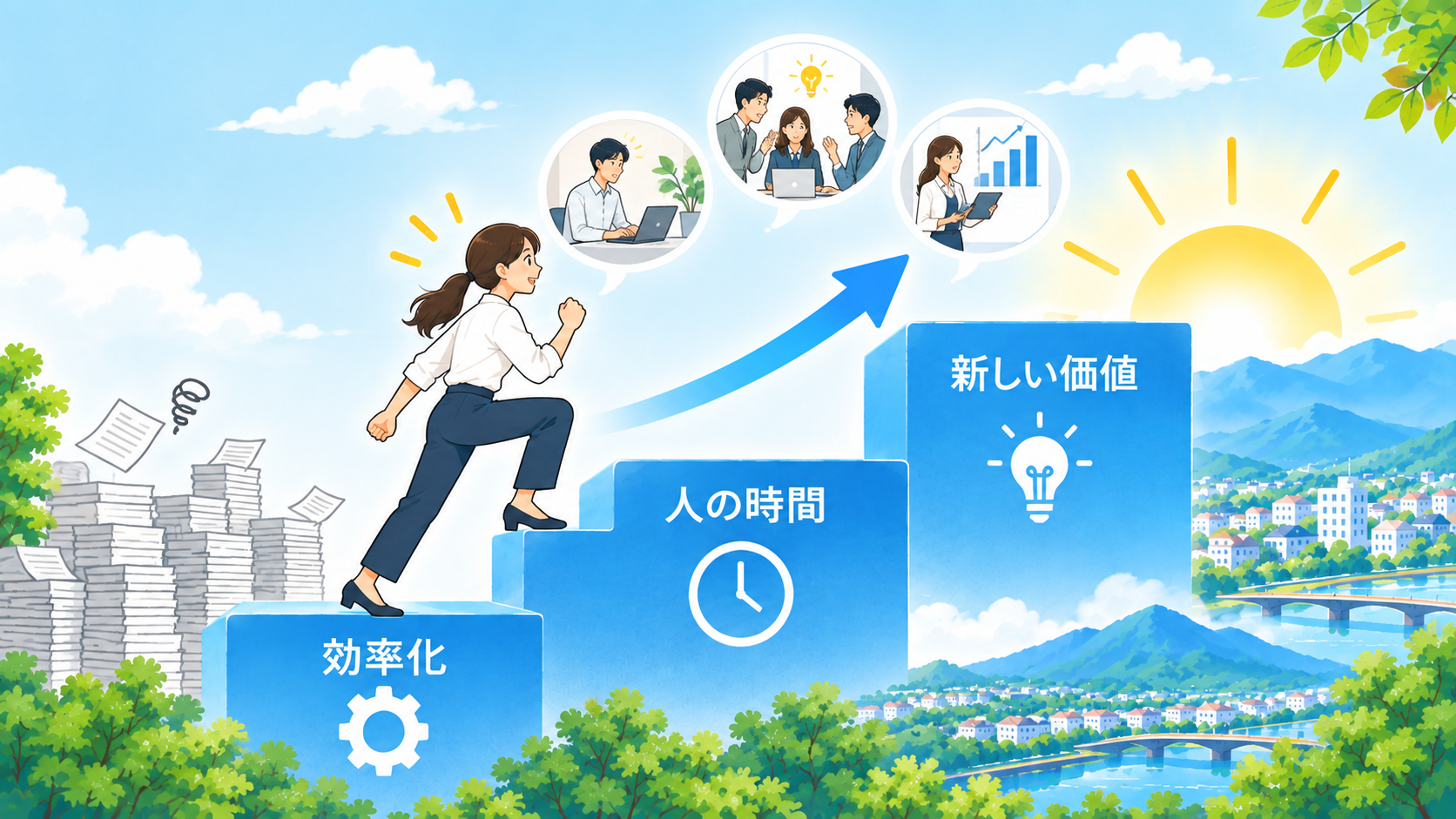 効率化から人の時間、新しい価値へ